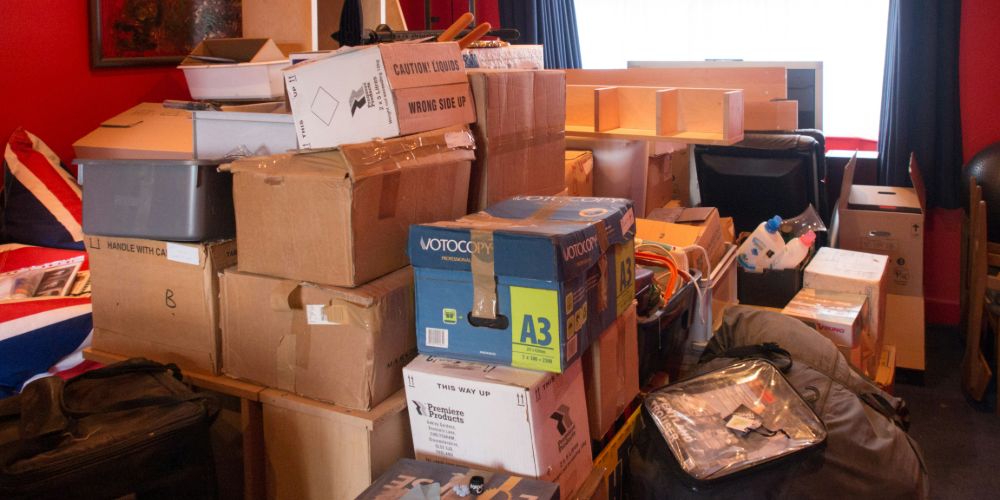 new year storage clean